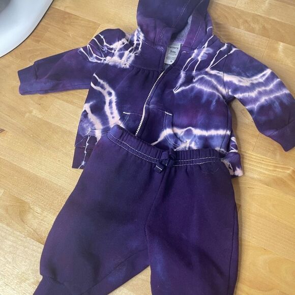 4- full outfits Hand dyed new baby girl outfit set - Picture 7 of 13